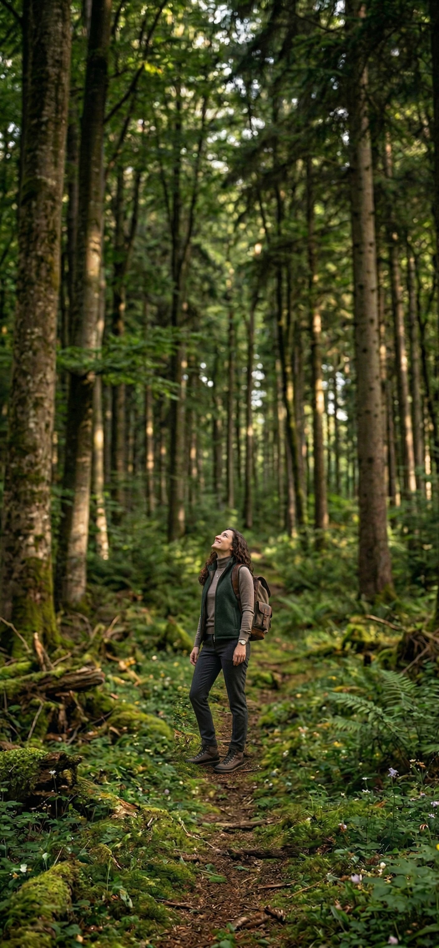 Dr. B.J. Huber im Wald
