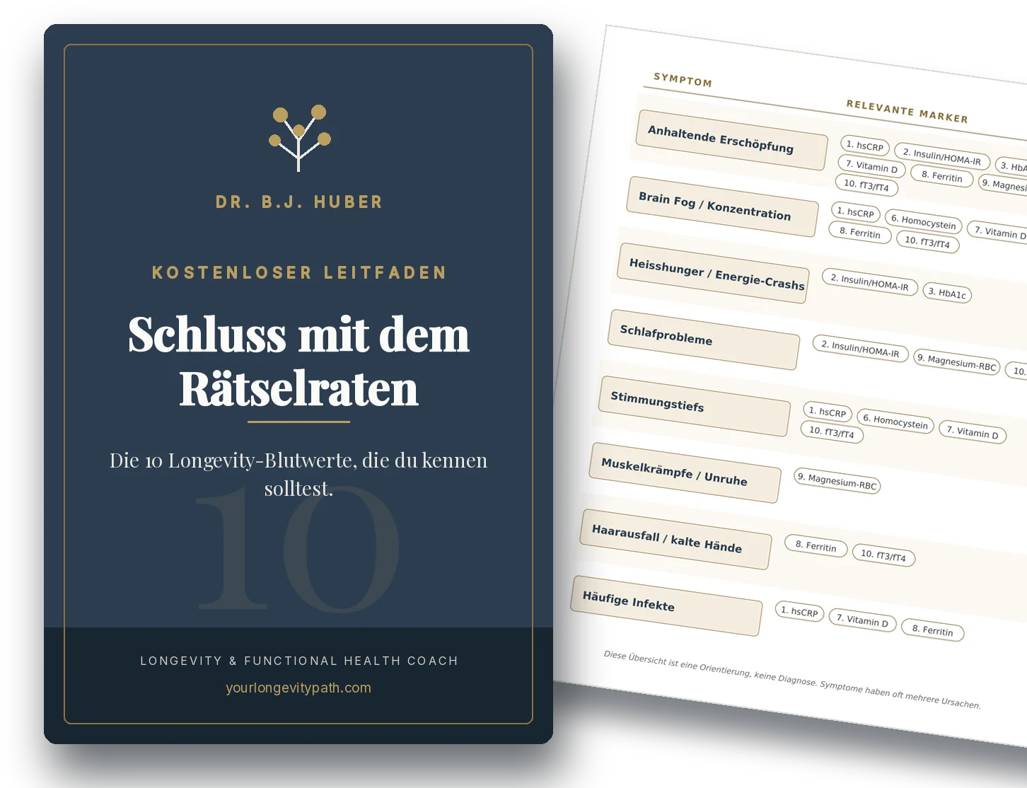 Schluss mit dem Rätselraten – Blutwerte-Leitfaden von Dr. B.J. Huber